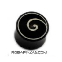 Plug cuerno y hueso espiral mini,  para comprar al por mayor o detalle  en la categoría de Dilatadores y Plugs Cuerno y Hueso | ZAS Tienda Hippie. [PIPU12A]