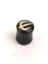 Plug cuerno hueso tridente hindú. Plugs Madera Cuerno Hueso para comprar al por mayor o detalle  en la categoría de Dilatadores y Plugs Cuerno y Hueso | ZAS Tienda Hippie.  [PIPU14B]