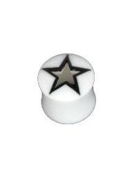 Plug de hueso Estrela cuerno grandes, para comprar al por mayor o detalle.[PIPU25A]