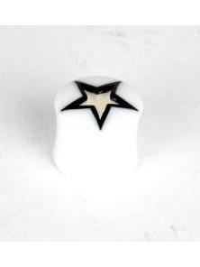 Plug de Hueso Estrella de cuerno, para comprar al por mayor o detalle.[PIPU25B]