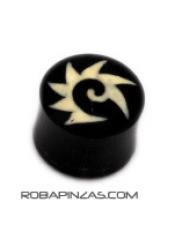 Plug dilatador cuerno hueso Tatoo, para comprar al por mayor o detalle.[PIPU8B]