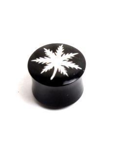 Plug cuerno y hueso marihuana grande [PIPU9B]. Plugs Madera Cuerno Hueso para comprar al por mayor o detalle  en la categoría de Dilatadores y Plugs Cuerno y Hueso | ZAS Tienda Hippie.