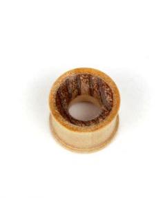Plug dilatador tunel dos maderas pequeño, para comprar al por mayor o detalle.[PIPUM13A]