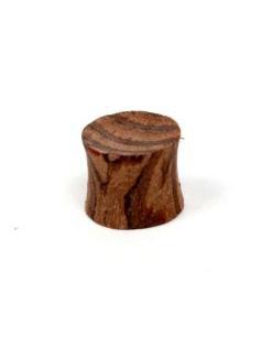 Plug dilatador de madera de coco grueso, para comprar al por mayor o detalle.[PIPUM16A]