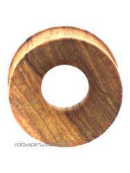 Plug túnel madera de teca 25mm, para comprar al por mayor o detalle.[PIPUM3C]