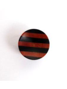 Detalle no seleccionable para compra Plugs Madera Cuerno Hueso - Plug de madera rayada, de PIPUMD01.