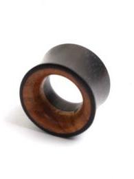 Detalle no seleccionable para compra Plugs Madera Cuerno Hueso - Plug tunel bi-madera PIPUMD02A.