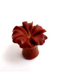 Plug flor bali de madera tallada, para comprar al por mayor o detalle.[PIPUMD12]