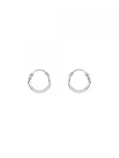 Aros plata de ley 10mm, para comprar al por mayor o detalle.[PLAR10]