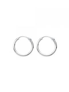 Detalle no seleccionable para compra Aros y Pendientes Plata - Par de aros de plata de ley PLAR15.
