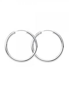 Aros plata de ley 25mm, para comprar al por mayor o detalle.[PLAR25]