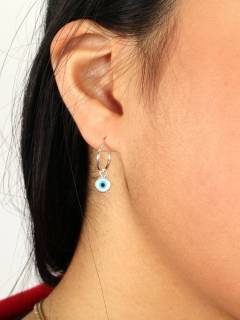 Aros y Pendientes Plata - Par de aros de plata de ley PLARC11.