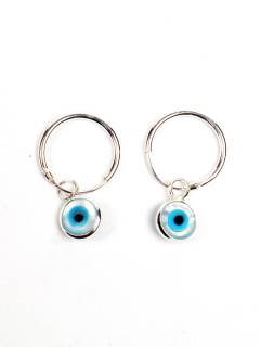 Aros y Pendientes Plata - Par de aros de plata de ley PLARC11.