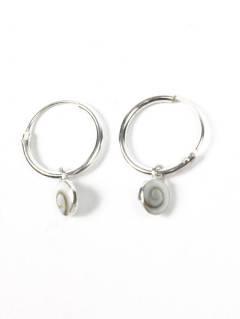 Ojo de Shiva - Plata - Par de aros de plata de ley PLARC12.