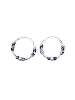 Aros plata de ley 20mm Étnicos,  para comprar al por mayor o detalle  en la categoría de Bisutería y Plata Hippie Artesanal | ZAS. [PLARL20]