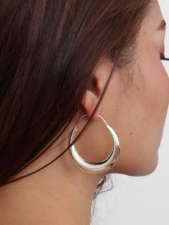 Detalle no seleccionable para compra Aros y Pendientes Plata - Par de aros de plata de ley PLARP40.
