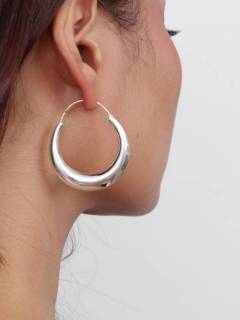 Detalle no seleccionable para compra Aros y Pendientes Plata - Par de aros de plata de ley PLARP40.