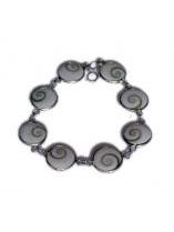 ZAS robapinzas.com | Pulsera de plata, ojo de shiva 8 piezas