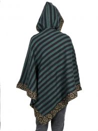 Detalle no seleccionable para compra Sudaderas chicas - Poncho de telas étnicas POEV01.