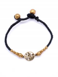Pulseras - Pulsera fabricada con hilo PUAM03-D - Modelo Negro