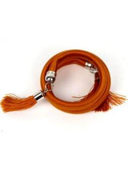 Modelo: Marrón Outlet Bisutería hippie - pulsera gruesa de hilo multivuelta PUBOU06 - Modelo Marrón