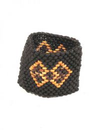 Detalle no seleccionable para compra Pulseras Hippie Etnicas - Pulsera ancha de mini bolas PUCG3.