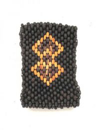 Modelo: 146 Pulseras Hippie Etnicas - Pulsera ancha de mini bolas PUCG3 - Modelo 146