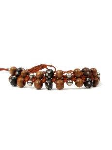 Detalle no seleccionable para compra Pulseritas Hippie Eco - pulsera de macramé PUCH2-R.