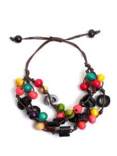 Modelo: Negro Pulseras Hippie Etnicas - Pulsera hippie hecha a mano PUFA03 - Modelo Negro