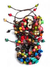 Detalle no seleccionable para compra Outlet Bisutería hippie - Pulsera hippie hecha a mano PUFA03.