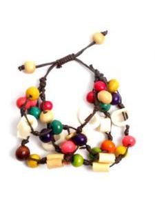 Modelo: Natural Outlet Bisutería hippie - Pulsera hippie hecha a mano PUFA03 - Modelo Natural