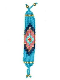 Pulseras - Pulsera hippie étnica PUHA01 - Modelo Azul tu