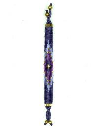 Pulseras - Pulsera hippie étnica PUHA02 - Modelo Morado