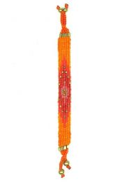 Pulseras - Pulsera hippie étnica PUHA02 - Modelo Naranja