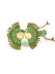 Modelo: Verde Pulsera hippie étnica Mod Verde