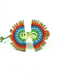 Modelo: Rojo Pulsera hippie étnica Mod Rojo