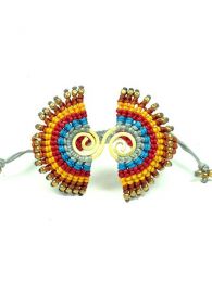 Modelo: Rojo am Pulsera hippie étnica Mod Rojo am