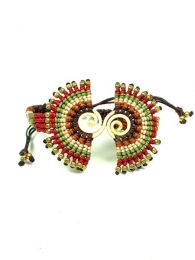 Modelo: Verde ro Pulsera hippie étnica Mod Verde ro