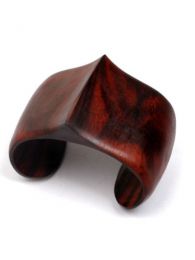 Modelo: Marrón Pulseras - pulsera ancha de madera con PUMD14B - Modelo Marrón