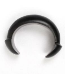 Pulseras - pulsera bangle madera tallada PUMD14 - Modelo Negro
