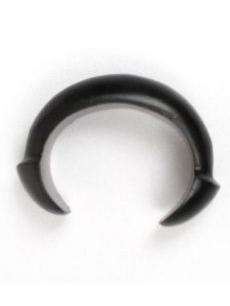 Pulseras - pulsera bangle madera tallada PUMD14 - Modelo Negro