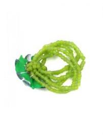 Detalle no seleccionable para compra pulsera flor cristal cuentas. detalle del producto
