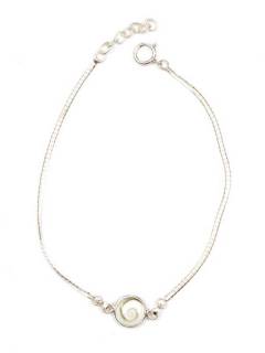 Pulsera Plata Ojo de Shiva, para comprar al por mayor o detalle.[PUOJ01]
