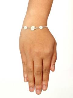 Ojo de Shiva - Plata - Pulsera de plata de ley con PUOJ05.