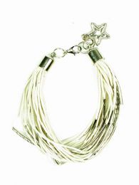 Modelo: Blanco Pulsera hippie étnica Mod Blanco