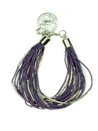 Modelo: Morado Pulseras - Pulsera hippie étnica PUPA12 - Modelo Morado