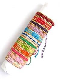 Detalle no seleccionable para compra Pulseritas Hippie Eco - Pulsera de algodón PUVI27.