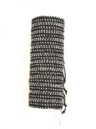 Modelo: Negro Pulseritas Eco - Pulsera algodón ancha PUVI31 - Modelo Negro