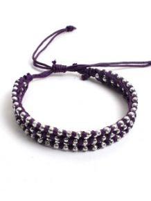 Detalle no seleccionable para compra Pulseritas Eco - Pulsera algodón ancha PUVI31.