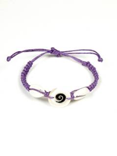 Pulsera hippie con conchas y concha espiral,  para comprar al por mayor o detalle  en la categoría de Bisutería y Plata Hippie Artesanal | ZAS. [PUVI44]